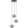 Straluma Hanglamp Arena 3L rond zwart/kap wit> Eettafellampen|Eetkamerverlichting
