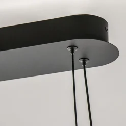 Straluma Hanglamp Ascoli ovaal zwart/matgoud></noscript> Hanglampen|Eettafellampen