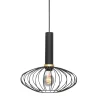 Straluma Hanglamp Aureole ovaal zwart> Hanglampen|Draadlampen