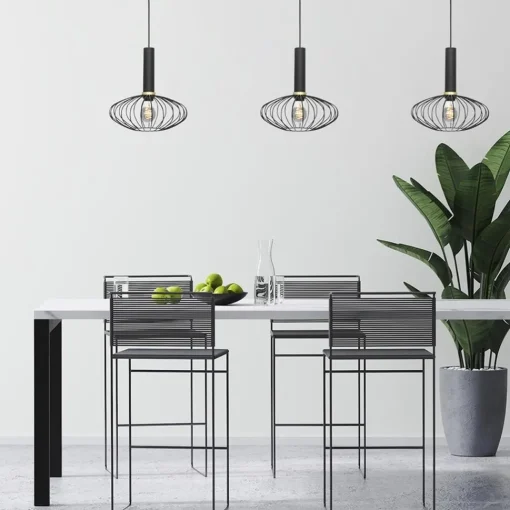 Straluma Hanglamp Aureole ovaal zwart> Hanglampen|Draadlampen