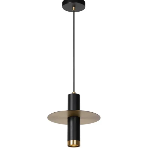 Straluma Hanglamp badkamer zwart met brons IP44> Badkamerverlichting|Hanglampen