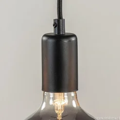 Straluma Hanglamp balk 110cm + 5x pendel zwart></noscript> Eettafellampen|Pendel Lampen