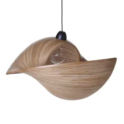 Straluma Hanglamp bamboe schelp 60cm> Woonkamerlampen|Slaapkamerlampen
