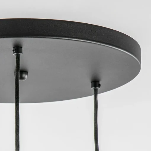 Straluma Hanglamp Bellini 3L zwart+gradient gold> Eettafellampen|Eetkamerverlichting
