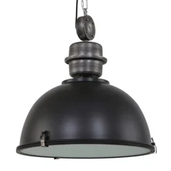 Straluma Hanglamp Bikkel 52 zwart industrieel> Eettafellampen|Woonkamerlampen