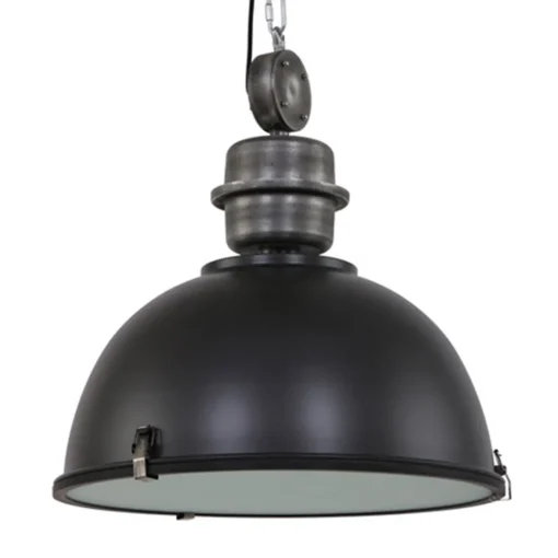 Straluma Hanglamp Bikkel 52 zwart industrieel> Eettafellampen|Woonkamerlampen