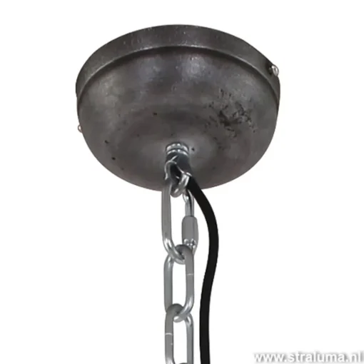 Straluma Hanglamp Bikkel 52cm brons/staal> Eettafellampen|Woonkamerlampen