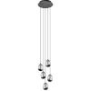 Straluma Hanglamp Black Egg 5L rond zwart/helder> Hanglampen|Eettafellampen