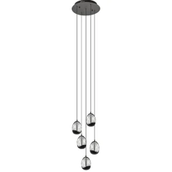 Straluma Hanglamp Black Egg 5L rond zwart/helder> Hanglampen|Eettafellampen