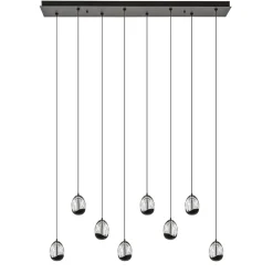 Straluma Hanglamp Black Egg 8L zwart/helder> Hanglampen|Eettafellampen
