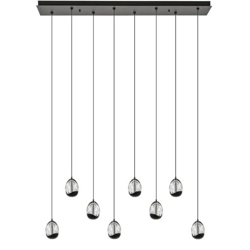 Straluma Hanglamp Black Egg 8L zwart/helder> Hanglampen|Eettafellampen