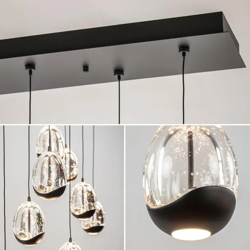 Straluma Hanglamp Black Egg 8L zwart/helder> Hanglampen|Eettafellampen