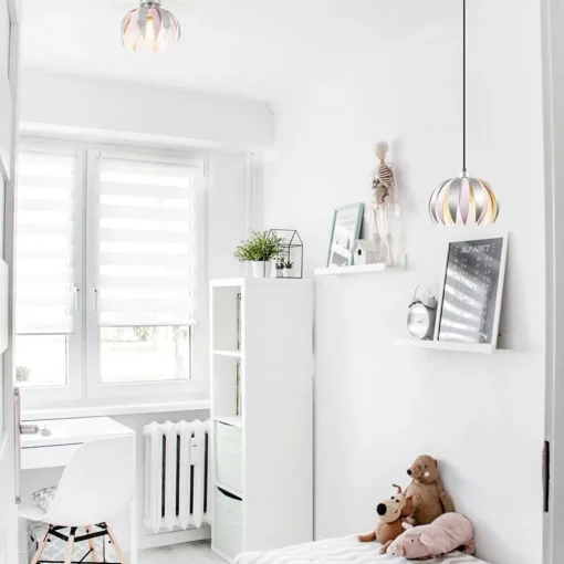 Straluma Hanglamp bloem kinderkamer grijs/roze> Kinderkamerverlichting|Hanglampen