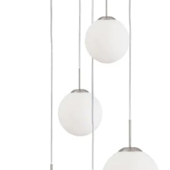 Straluma Hanglamp bol Bollique 5x glas wit></noscript> Videverlichting|Halverlichting