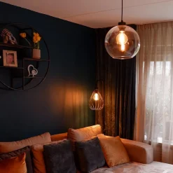 Straluma Hanglamp bol helder glas 25cm><noscript><img width=