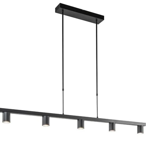 Straluma Hanglamp Bounce 5L tube spot zwart> Eettafellampen|Keukenverlichting
