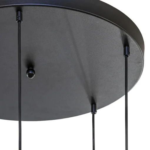 Straluma Hanglamp Bounty 5L rond zwart/matgoud> Videverlichting|Eetkamerverlichting