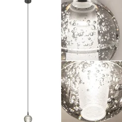 Straluma Hanglamp Bubbles 1L zwart/helder dtw></noscript> Hanglampen|LED Hanglampen