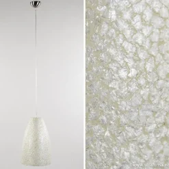 Straluma Hanglamp capiz schelpen wit></noscript> Schelpenlampen|Woonkamerlampen