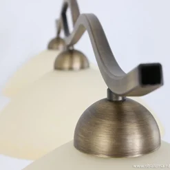 Straluma Hanglamp Capri brons/Glas></noscript> Eettafellampen|Eetkamerverlichting