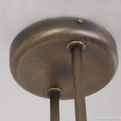 Straluma Hanglamp Capri brons/Glas></noscript> Eettafellampen|Eetkamerverlichting