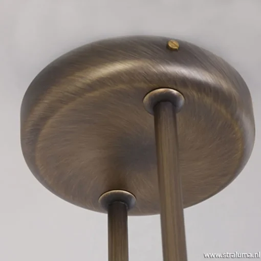 Straluma Hanglamp Capri brons/Glas> Eettafellampen|Woonkamerlampen