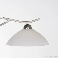 Straluma Hanglamp Capri staal/glas eettafel></noscript> Eettafellampen|Woonkamerlampen