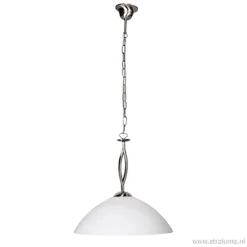 Straluma Hanglamp Capri staal/glas woonkamer> Eettafellampen|Woonkamerlampen