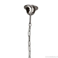 Straluma Hanglamp Capri staal/glas woonkamer></noscript> Eettafellampen|Woonkamerlampen