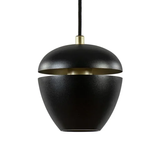 Straluma Hanglamp Claire 1L zwart/matgoud> Eetkamerverlichting|Hanglampen