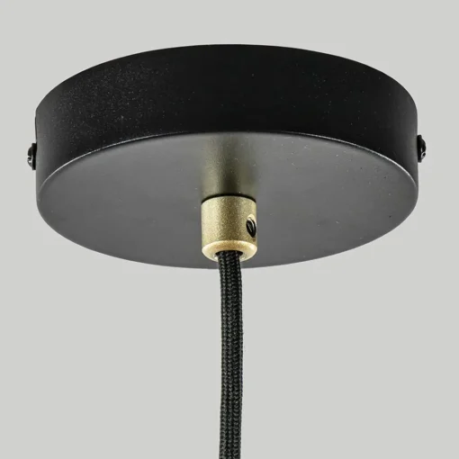 Straluma Hanglamp Claire 1L zwart/matgoud> Eetkamerverlichting|Hanglampen