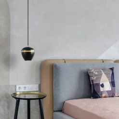 Straluma Hanglamp Claire 1L zwart/matgoud></noscript> Eetkamerverlichting|Hanglampen