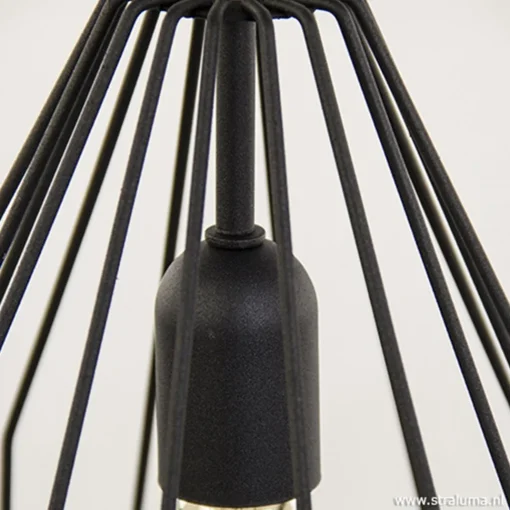 Straluma Hanglamp draad mat zwart> Draadlampen|Pendel Lampen
