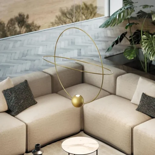 Straluma Hanglamp Elara 80 goud> Hanglampen|Videverlichting