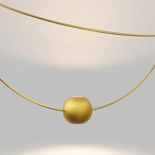 Straluma Hanglamp Elara 60cm goud/matgoud> Eettafellampen|Videverlichting