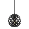 Straluma Hanglamp Emma bol zwart 30cm> Pendel Lampen|Woonkamerlampen