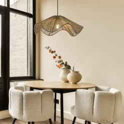 Straluma Hanglamp Fodara jute naturel Light and Living></noscript> Hanglampen|Eettafellampen
