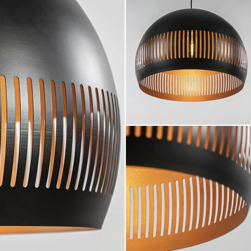 Straluma Hanglamp Globo 50cm zwart/goud> Eettafellampen|Eetkamerverlichting