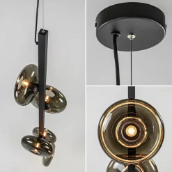 Straluma Hanglamp Hoseki verticaal zwart/smoke></noscript> Hanglampen|Videverlichting