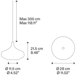 Straluma Hanglamp Italiaans design retro smoke glas inclusief LED> Hanglampen|Pendel Lampen