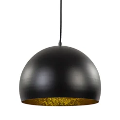 Straluma Hanglamp Jaicey bol zwart/goud> Woonkamerlampen|Slaapkamerlampen