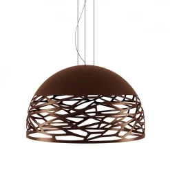 Straluma Hanglamp Kelly Dome 80 brons> Eettafellampen|Woonkamerlampen