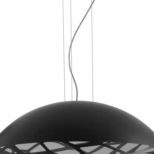 Straluma Hanglamp Kelly Dome 80cm zwart> Eettafellampen|Woonkamerlampen