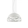 Straluma Hanglamp Kelly koepel 50cm wit> Eettafellampen|Woonkamerlampen