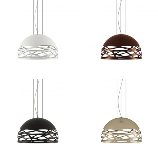 Straluma Hanglamp Kelly koepel 50cm wit> Eettafellampen|Woonkamerlampen