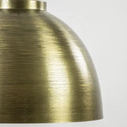 Straluma Hanglamp Kylie oud brons metaal 45 cm></noscript> Eettafellampen|Light and Living