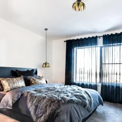 Straluma Hanglamp leaves mat zwart met goud></noscript> Kantoorverlichting|Hanglampen