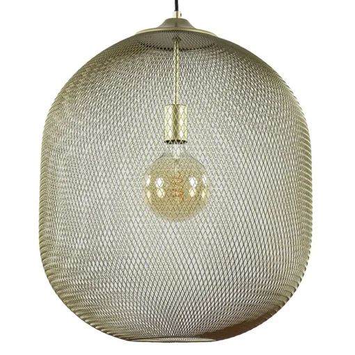 Straluma Hanglamp Moroc 50cm goud> Draadlampen|Light and Living