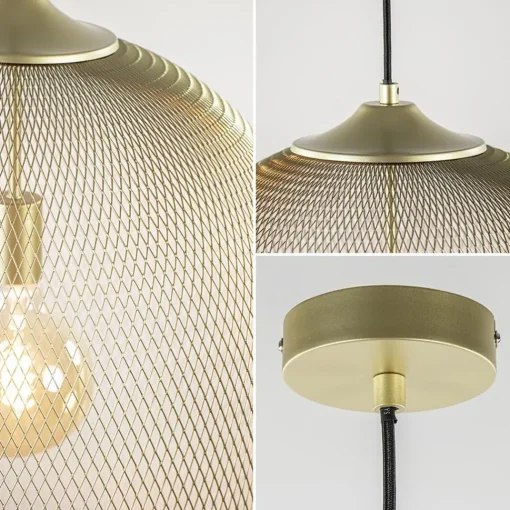 Straluma Hanglamp Moroc 50cm goud> Draadlampen|Light and Living
