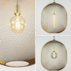 Straluma Hanglamp Moroc 50cm goud></noscript> Draadlampen|Light and Living